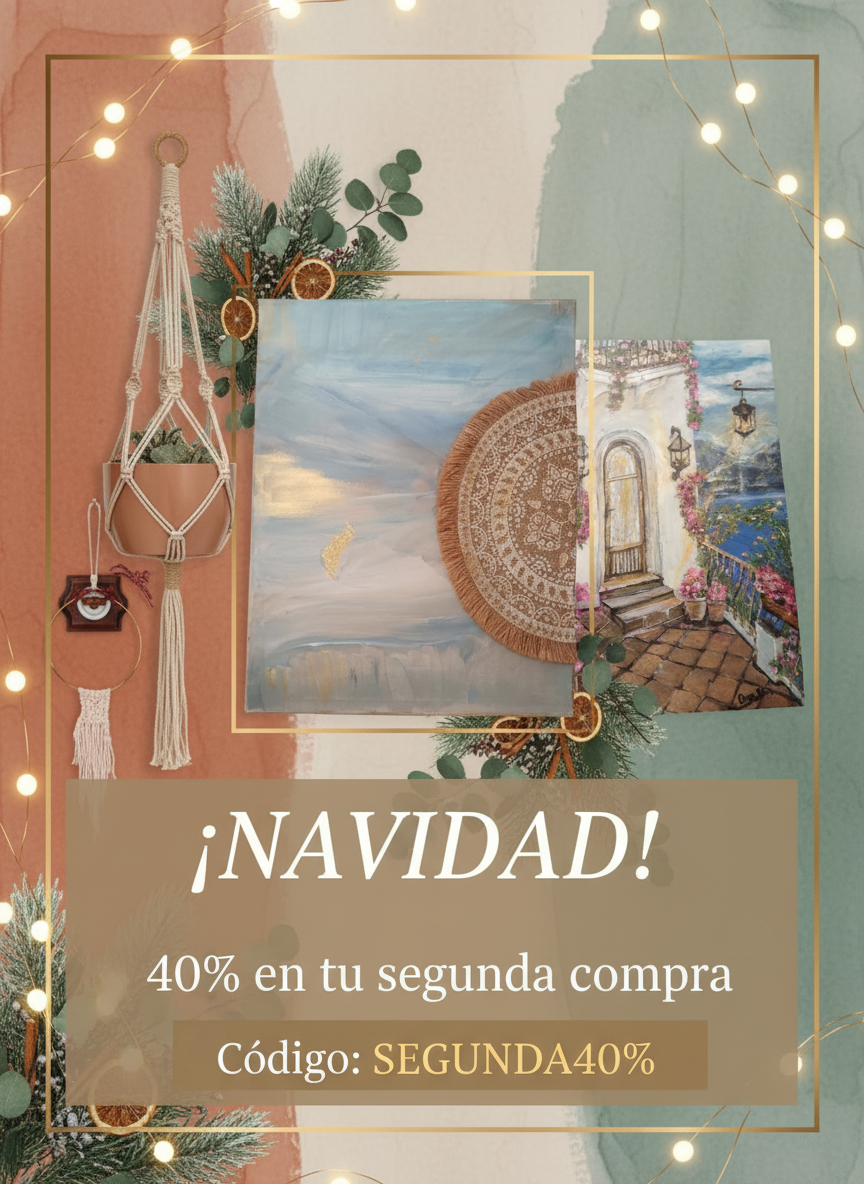Banner Navidad SEGUNDA40% con ambiente festivo