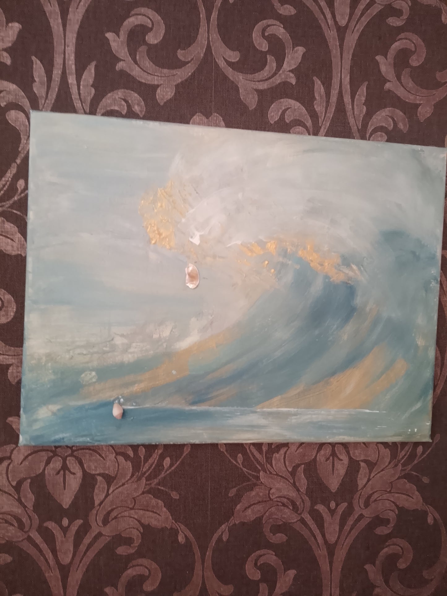 Ola Serena - Cuadro Abstracto Marino