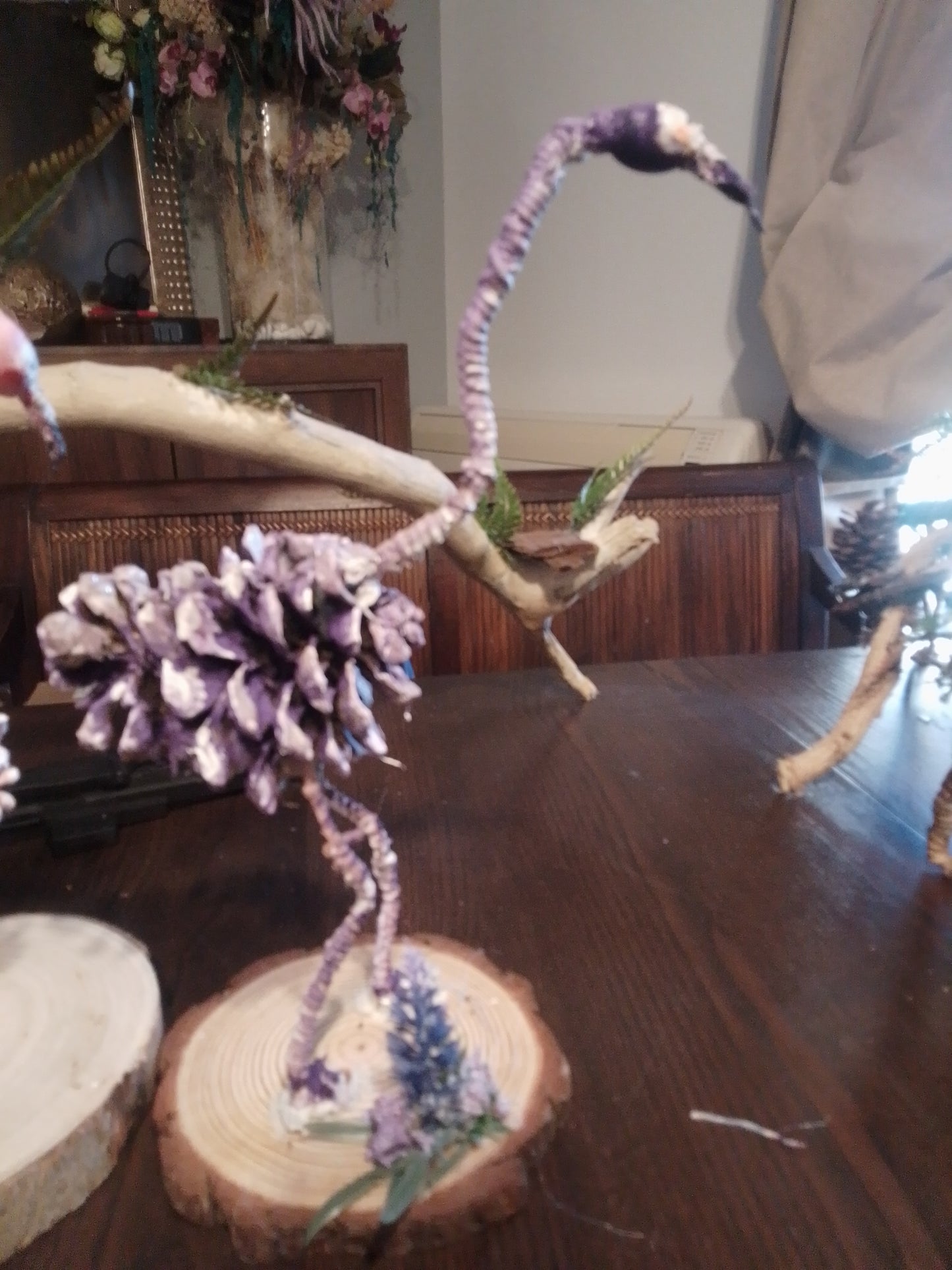 Flamenco en tonos malva