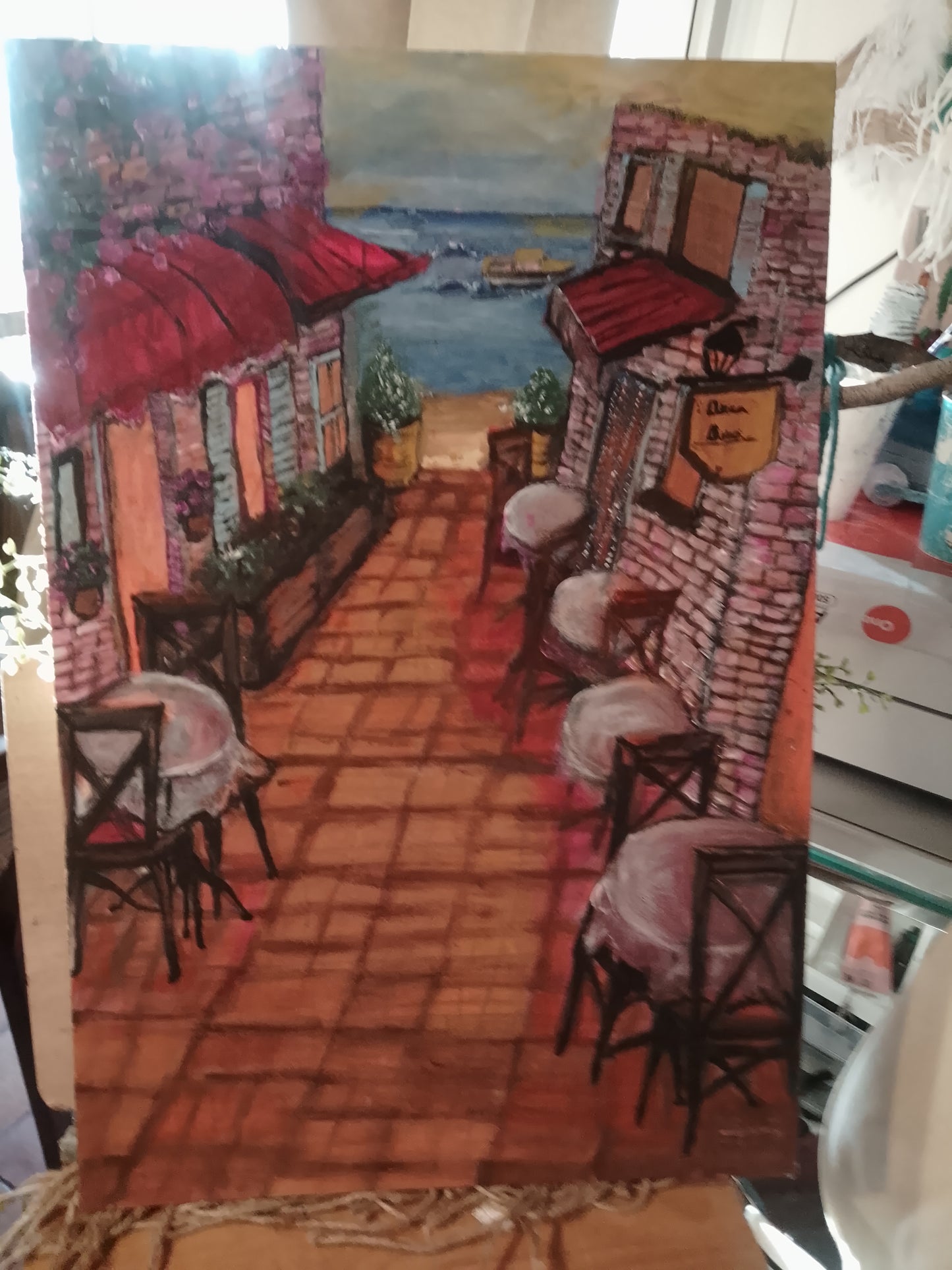 Restaurante con vistas al mar