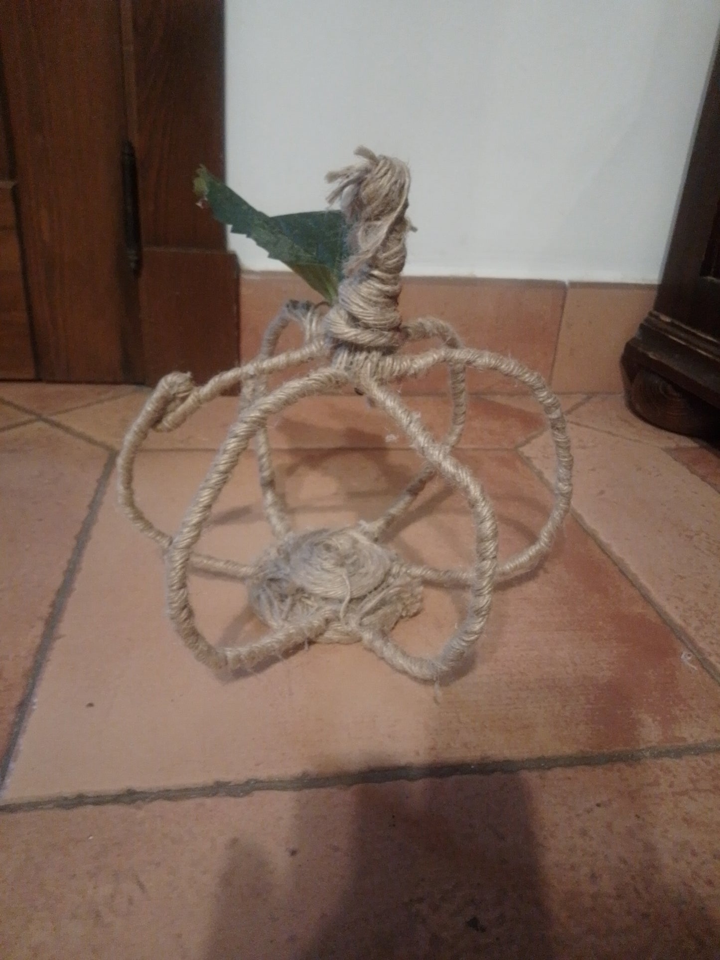 Calabaza de Otoño - Decoración Estacional Artesanal