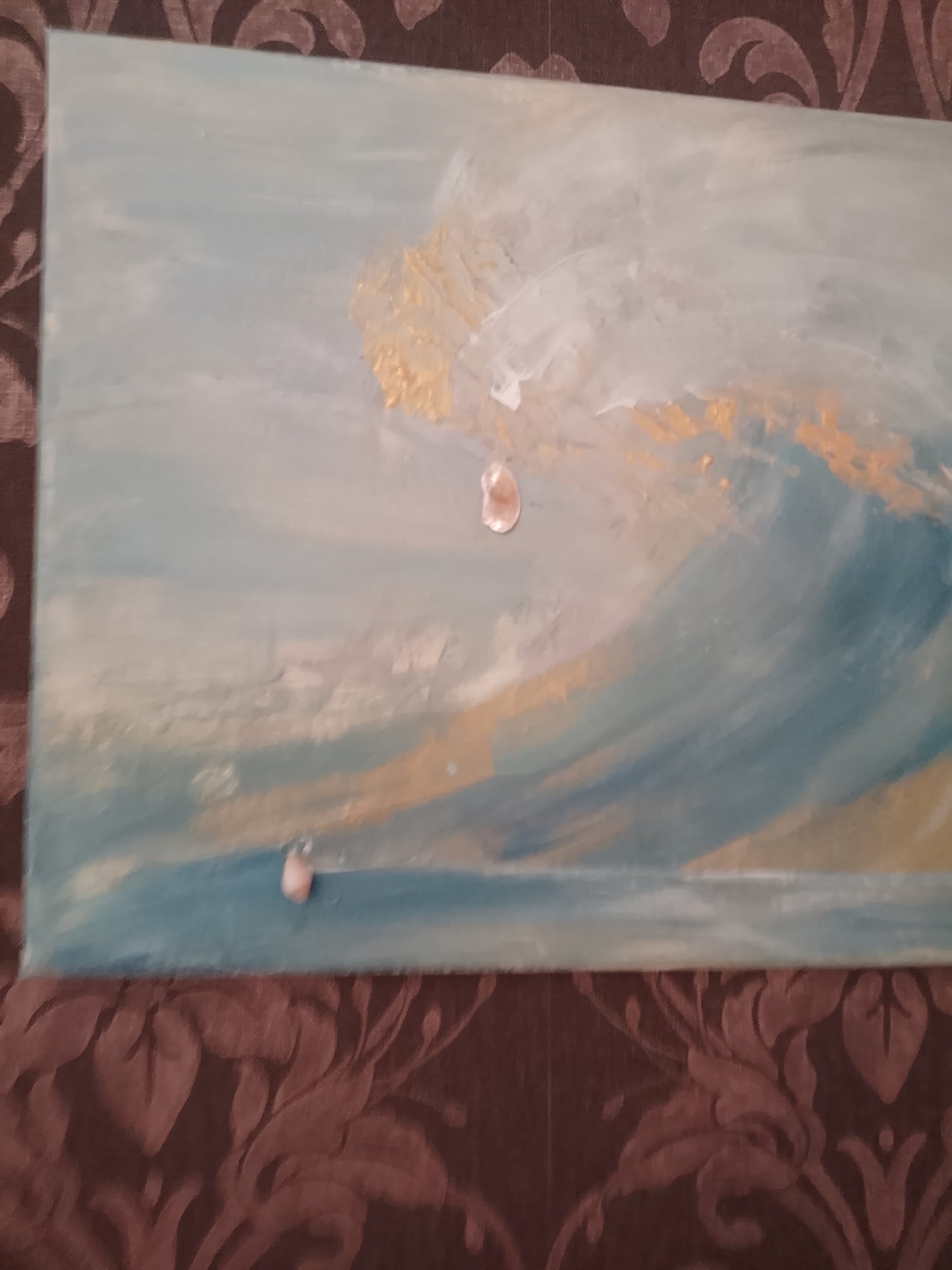 Ola Serena - Cuadro Abstracto Marino