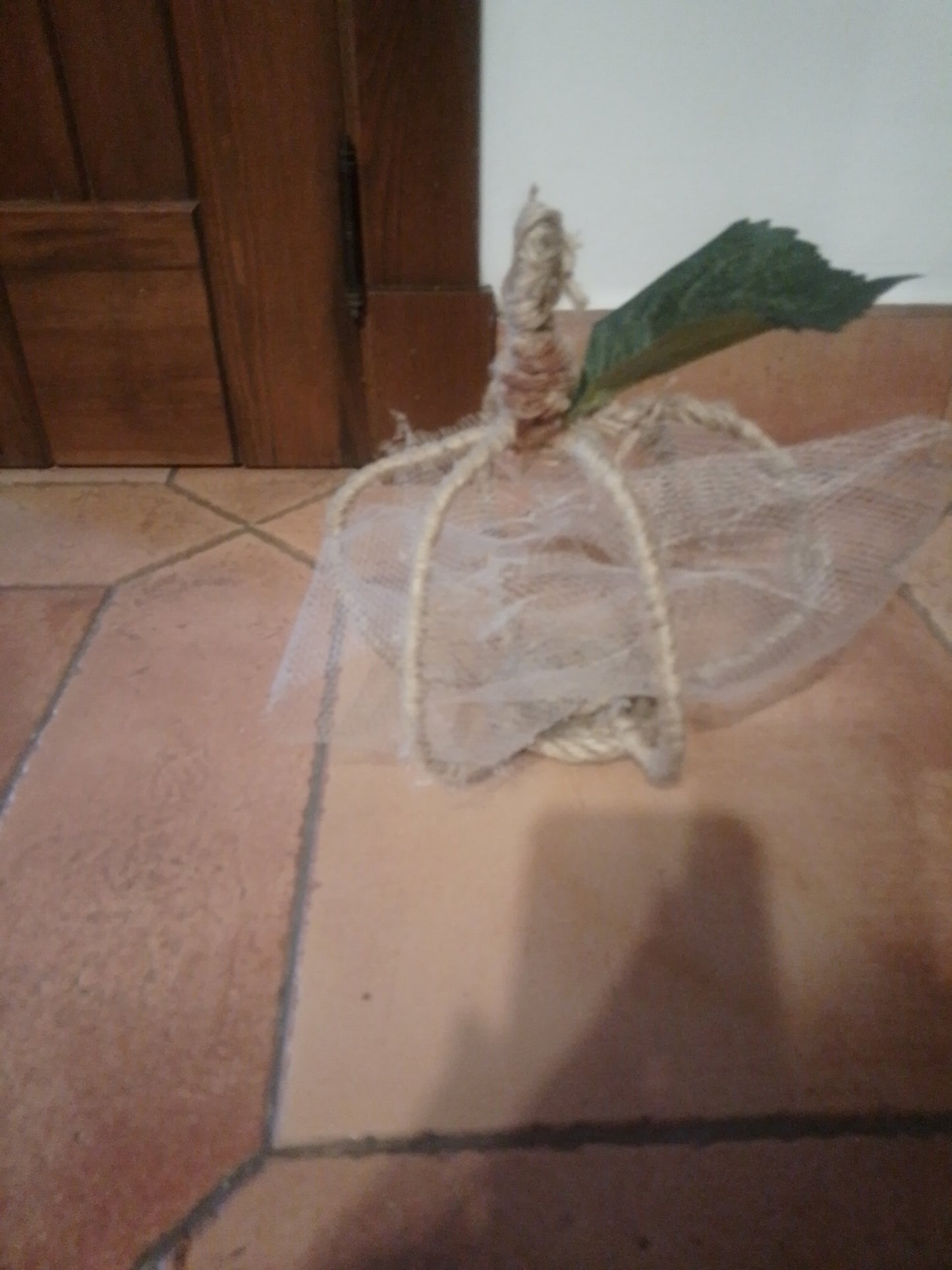 Calabaza de Otoño - Decoración Estacional Artesanal