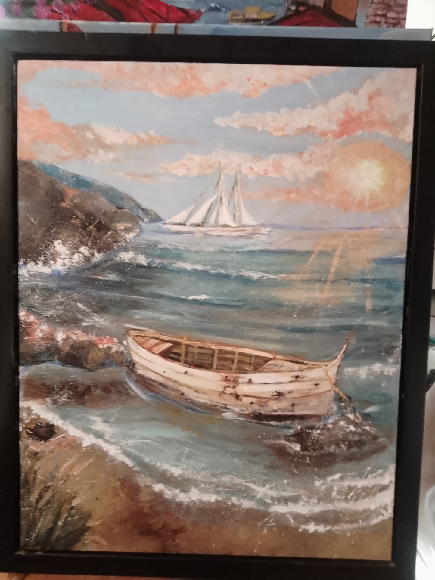 Atardecer bajo el sol