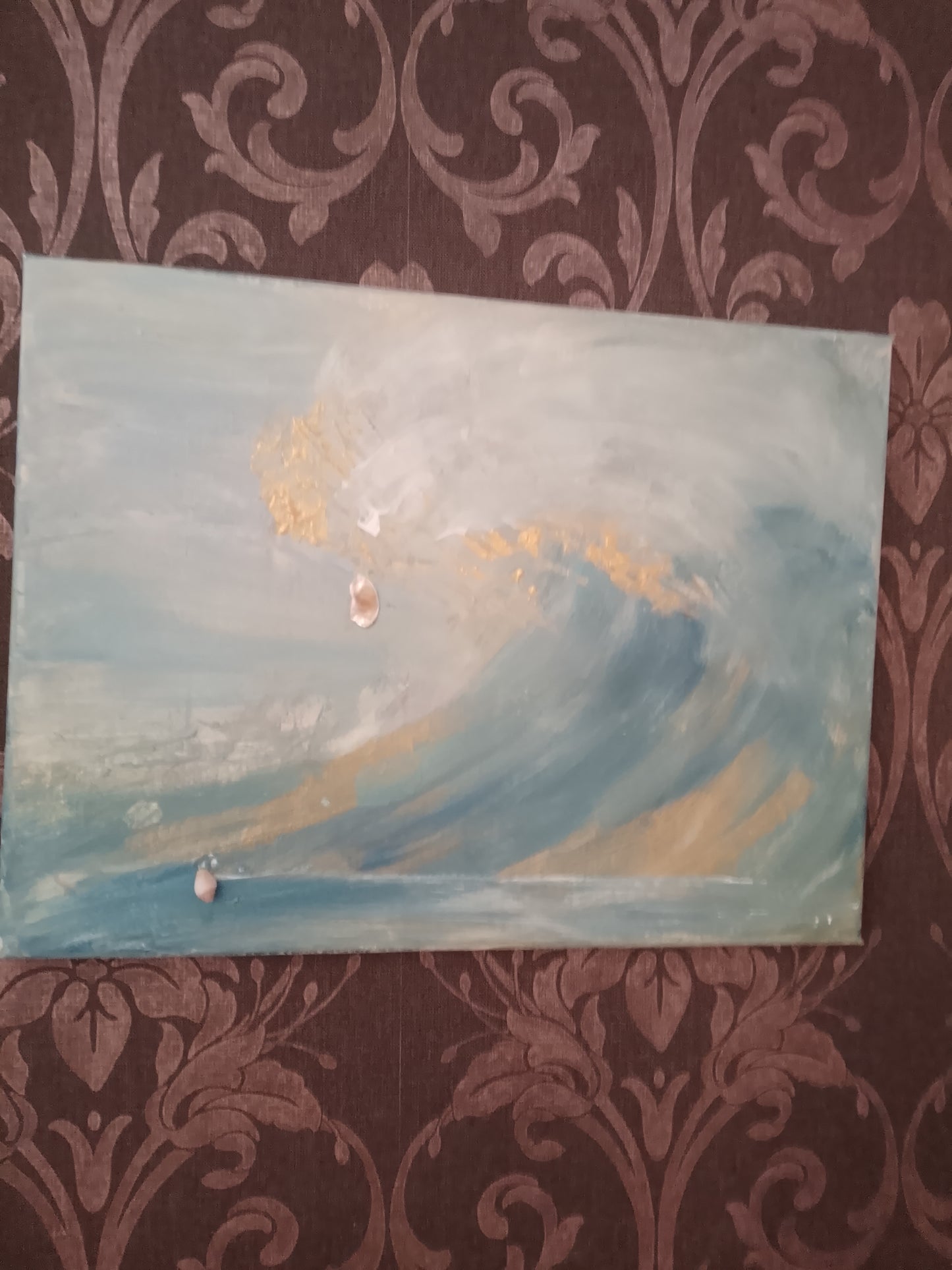 Ola Serena - Cuadro Abstracto Marino