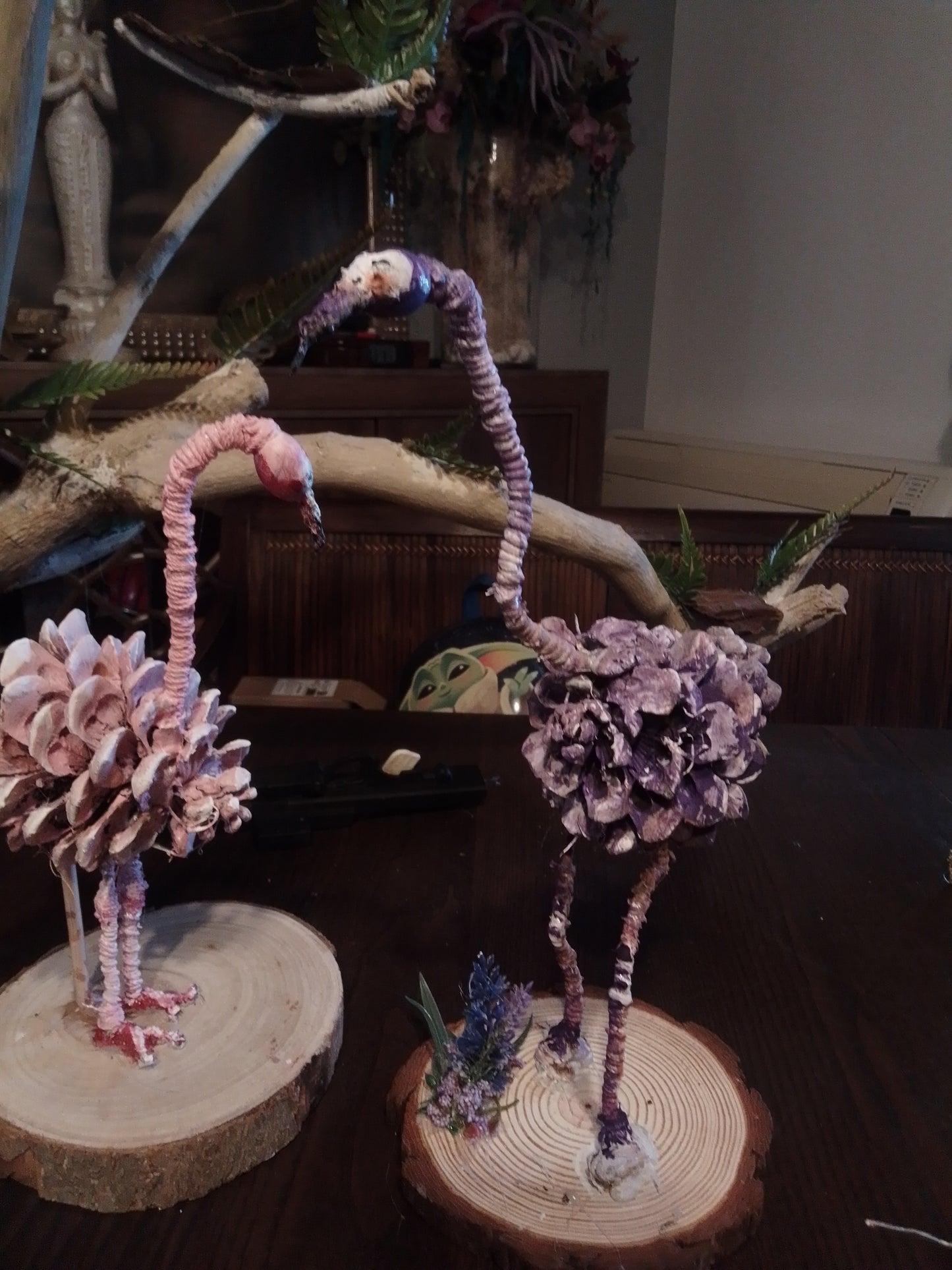 Flamenco en tonos malva