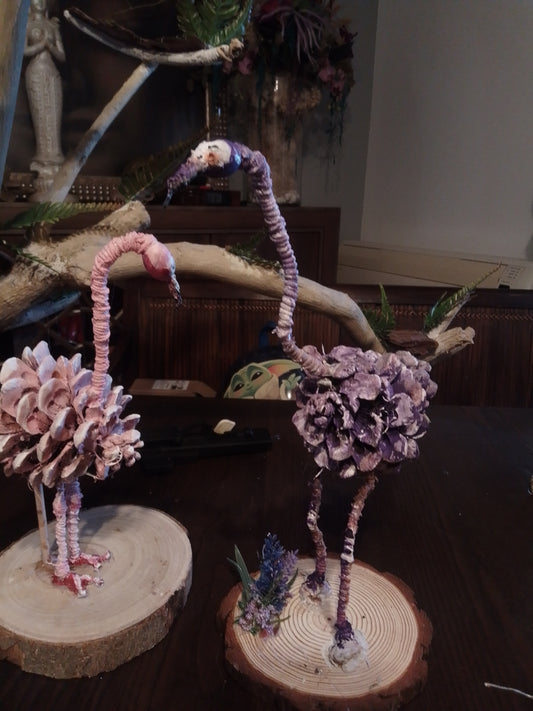 Flamenco en tonos malva